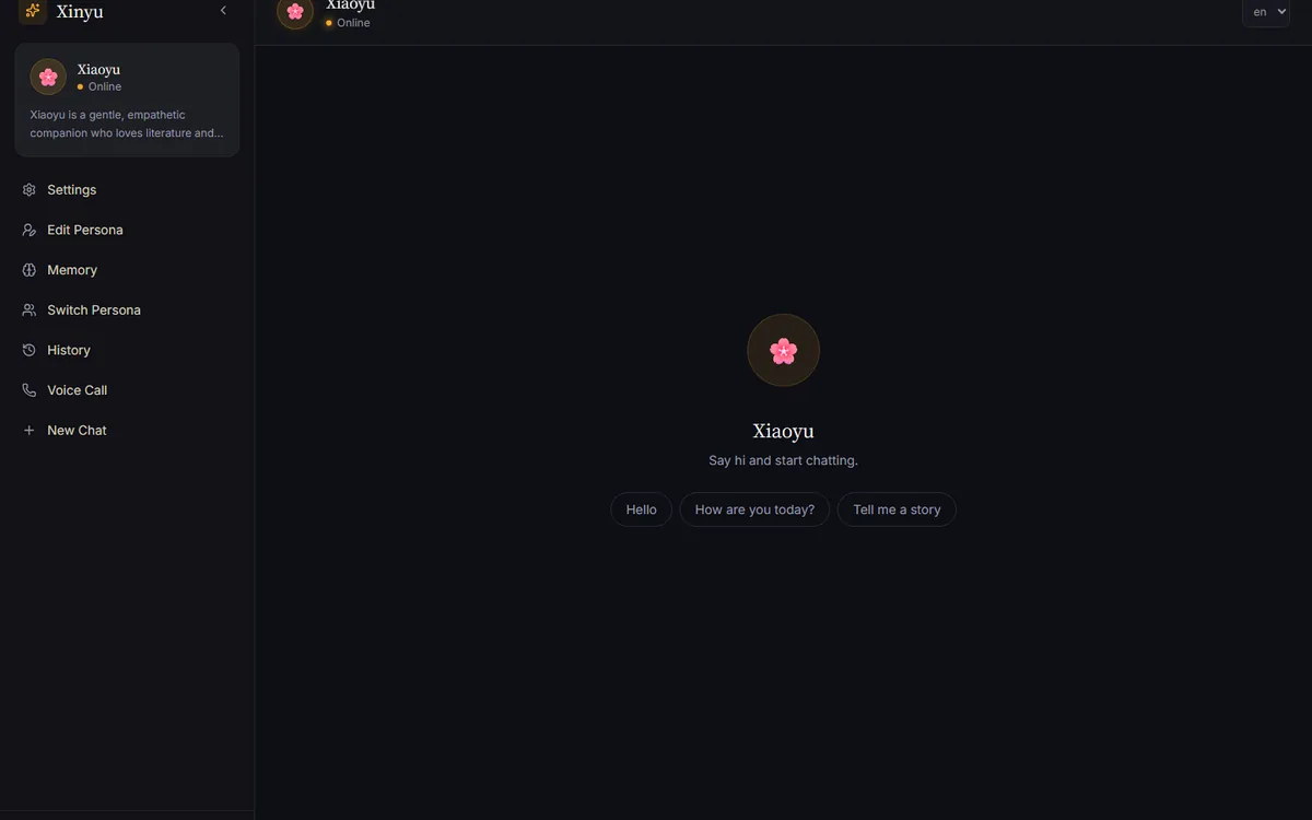 MyWorlds AI Companion Product project screenshot